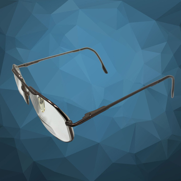 Tuscany Eyewear Aviator Eye Glasses Mod 370 Bronze Frames Only Made in Italy - Picture 3 of 7